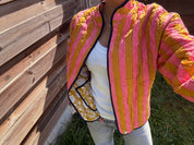 Veste Coton Réversible - veste matelassée artisanale