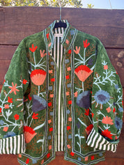 Veste Suzani- Veste velours Indienne