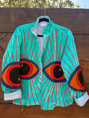 Veste Suzani- Veste velours Indienne