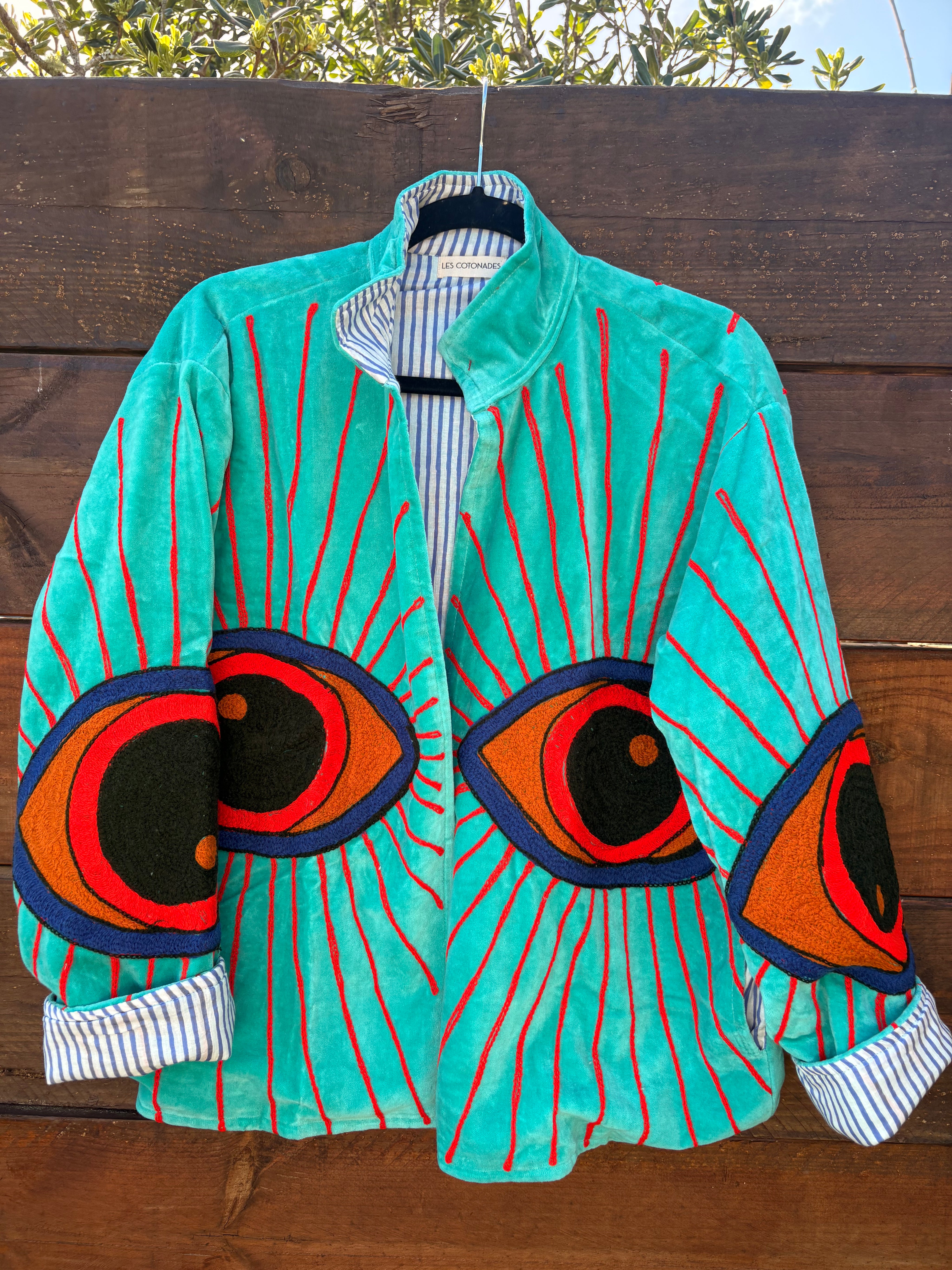 Veste Suzani- Veste velours Indienne
