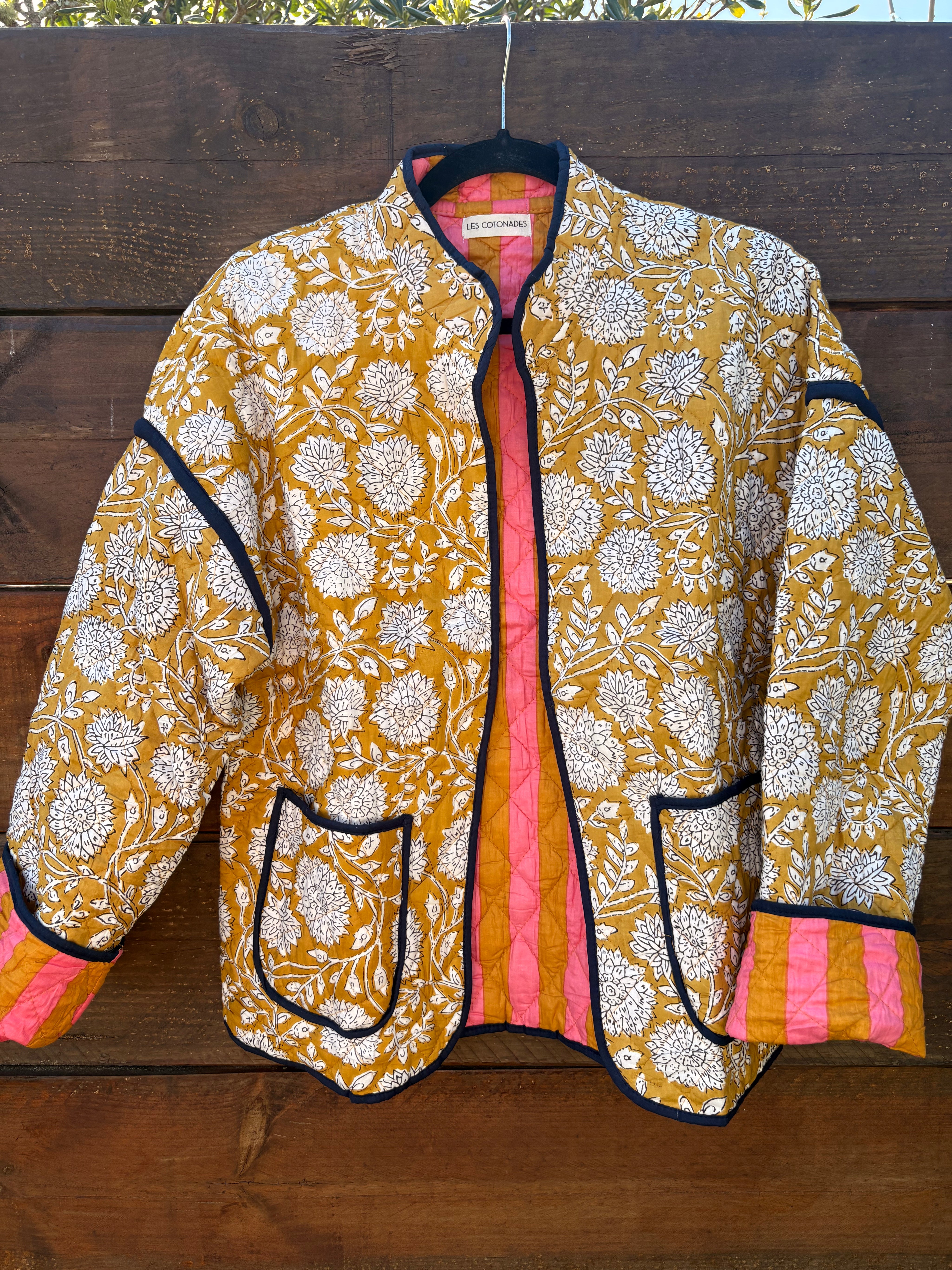 Veste Coton Réversible - veste matelassée artisanale