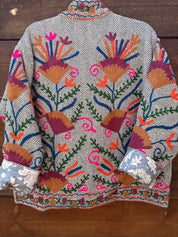 Veste Suzani- Veste velours Indienne