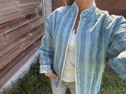 Veste Coton Réversible - veste matelassée artisanale