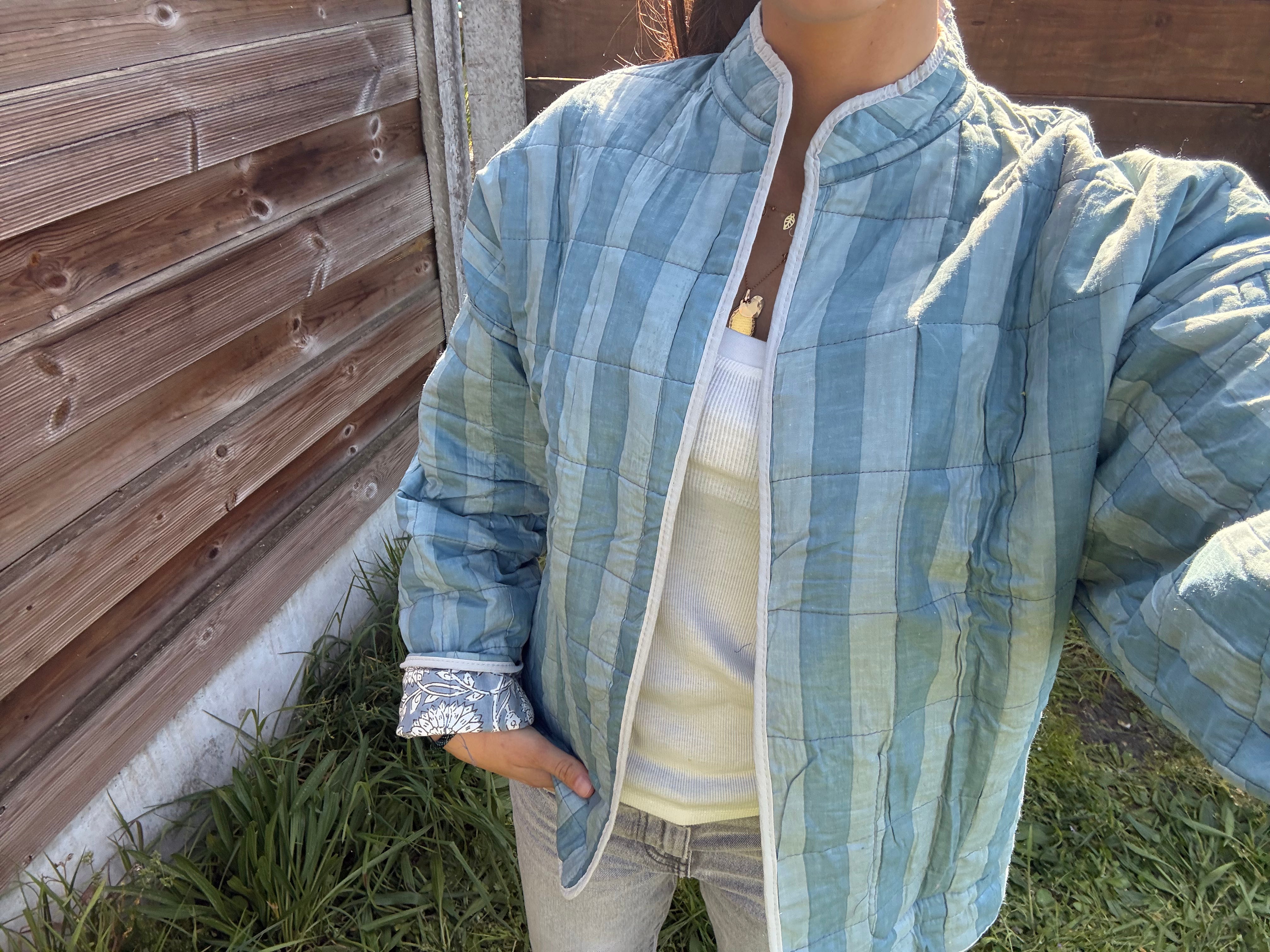 Veste Coton Réversible - veste matelassée artisanale
