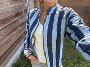Veste Coton Réversible - veste matelassée artisanale