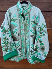 Veste Suzani- Veste velours Indienne