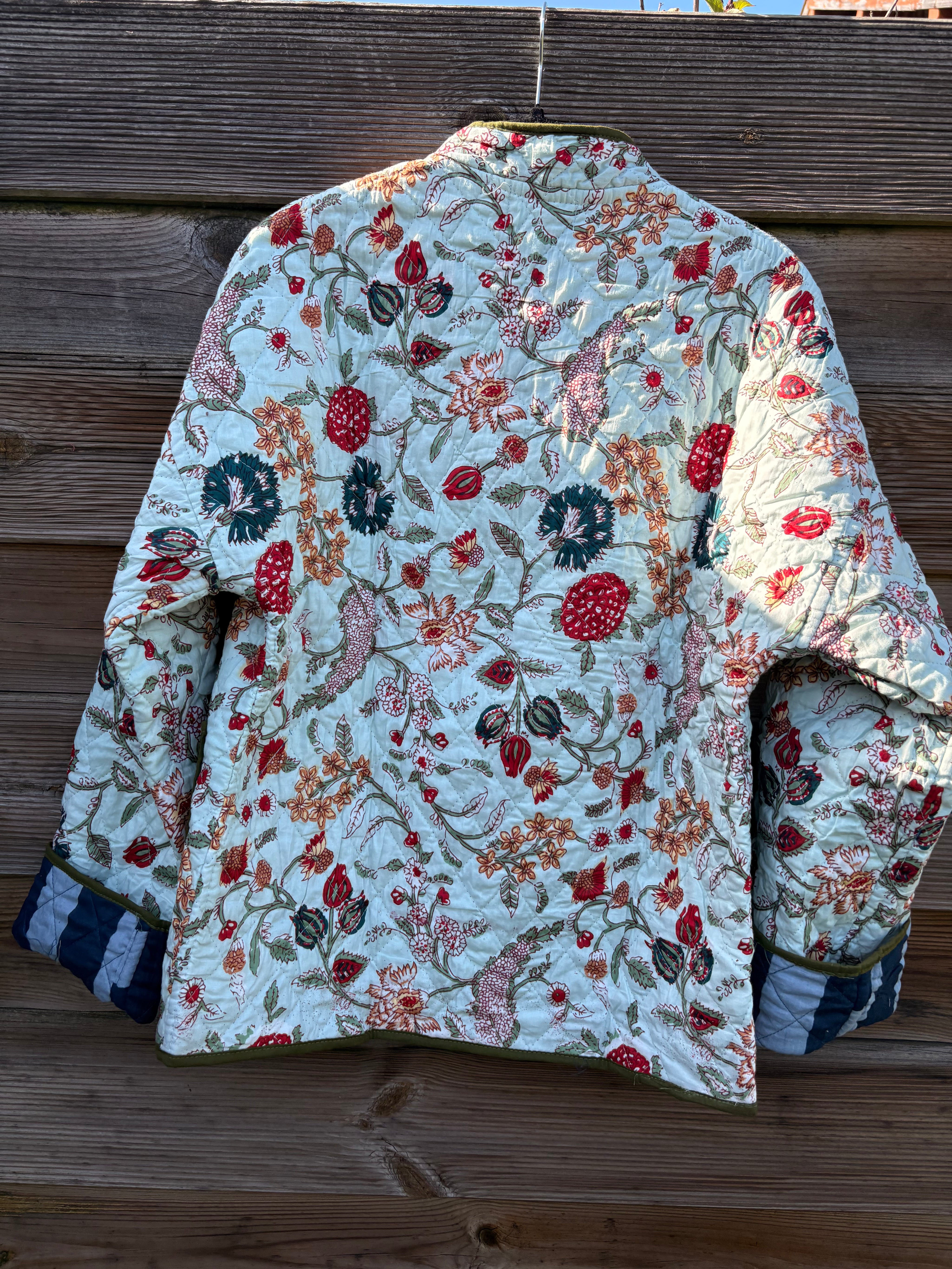 Veste Coton Réversible - veste matelassée artisanale