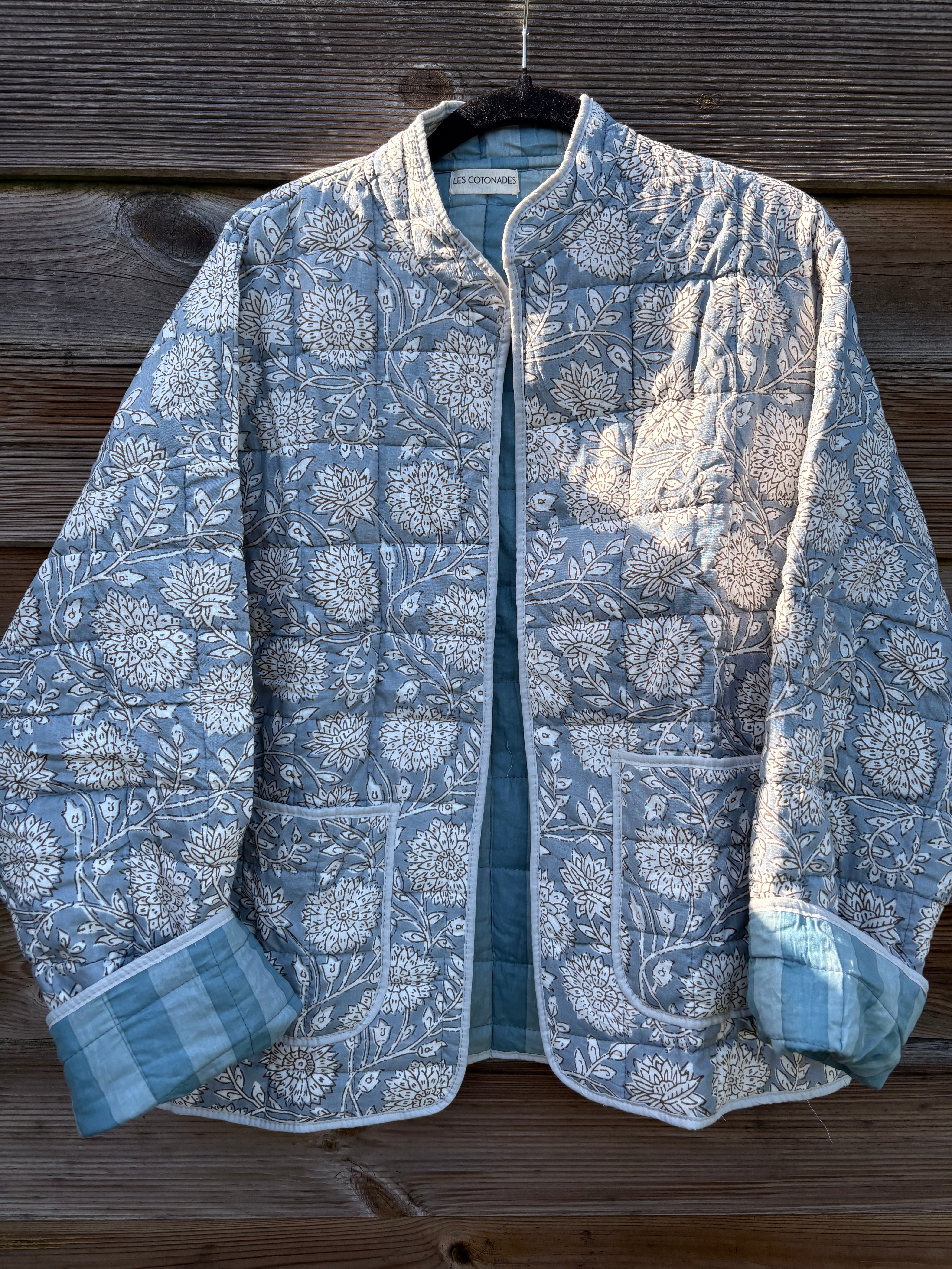 Veste Coton Réversible - veste matelassée artisanale