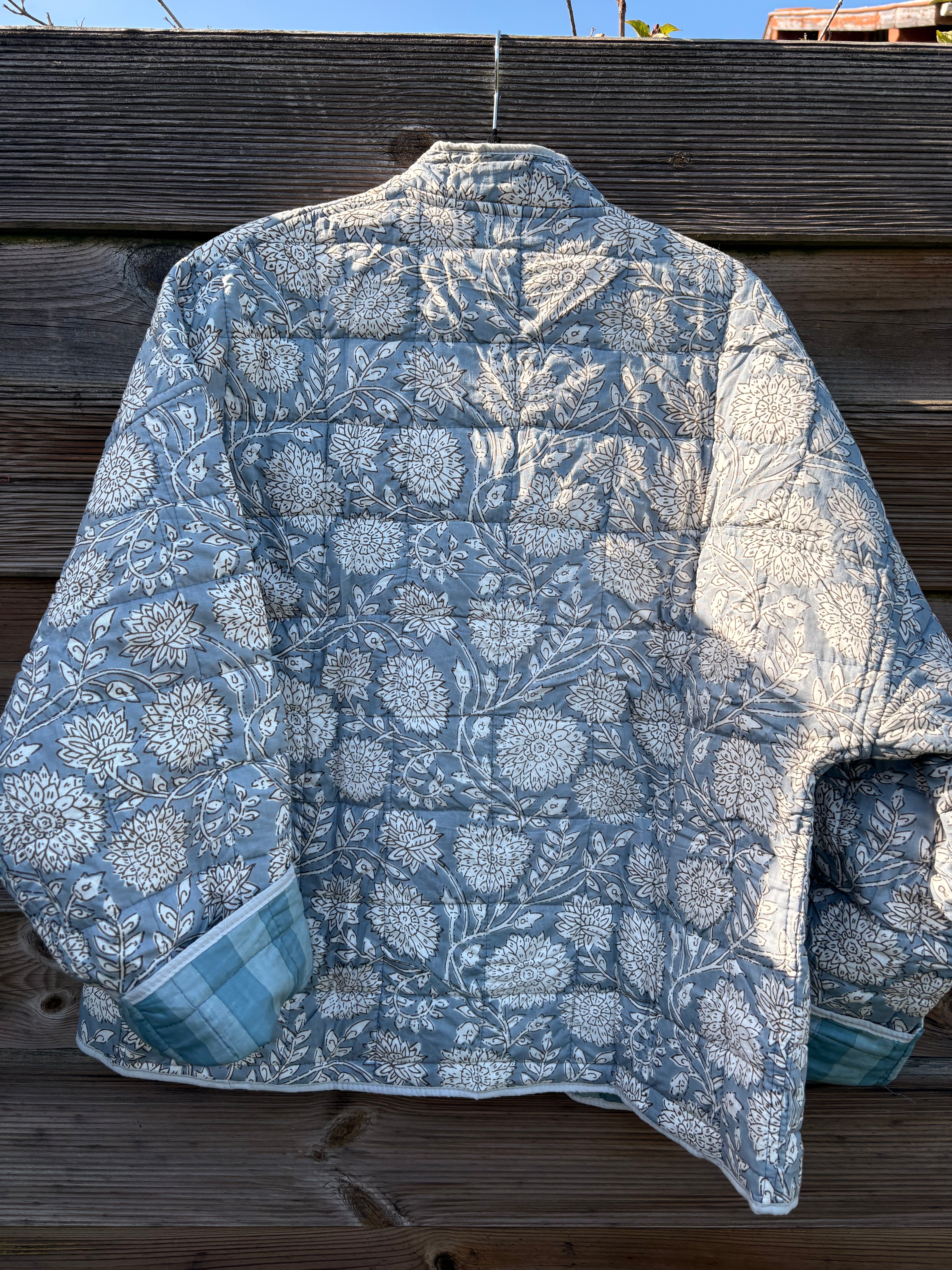 Veste Coton Réversible - veste matelassée artisanale