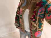 Veste Suzani- Veste velours Indienne