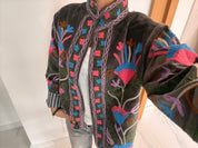 Veste Suzani- Veste velours Indienne
