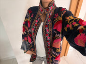 Veste Suzani- Veste velours Indienne