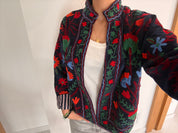 Veste Suzani- Veste velours Indienne