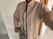 Veste Coton Réversible - veste matelassée artisanale
