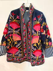 Veste Suzani- Veste velours Indienne