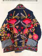 Veste Suzani- Veste velours Indienne