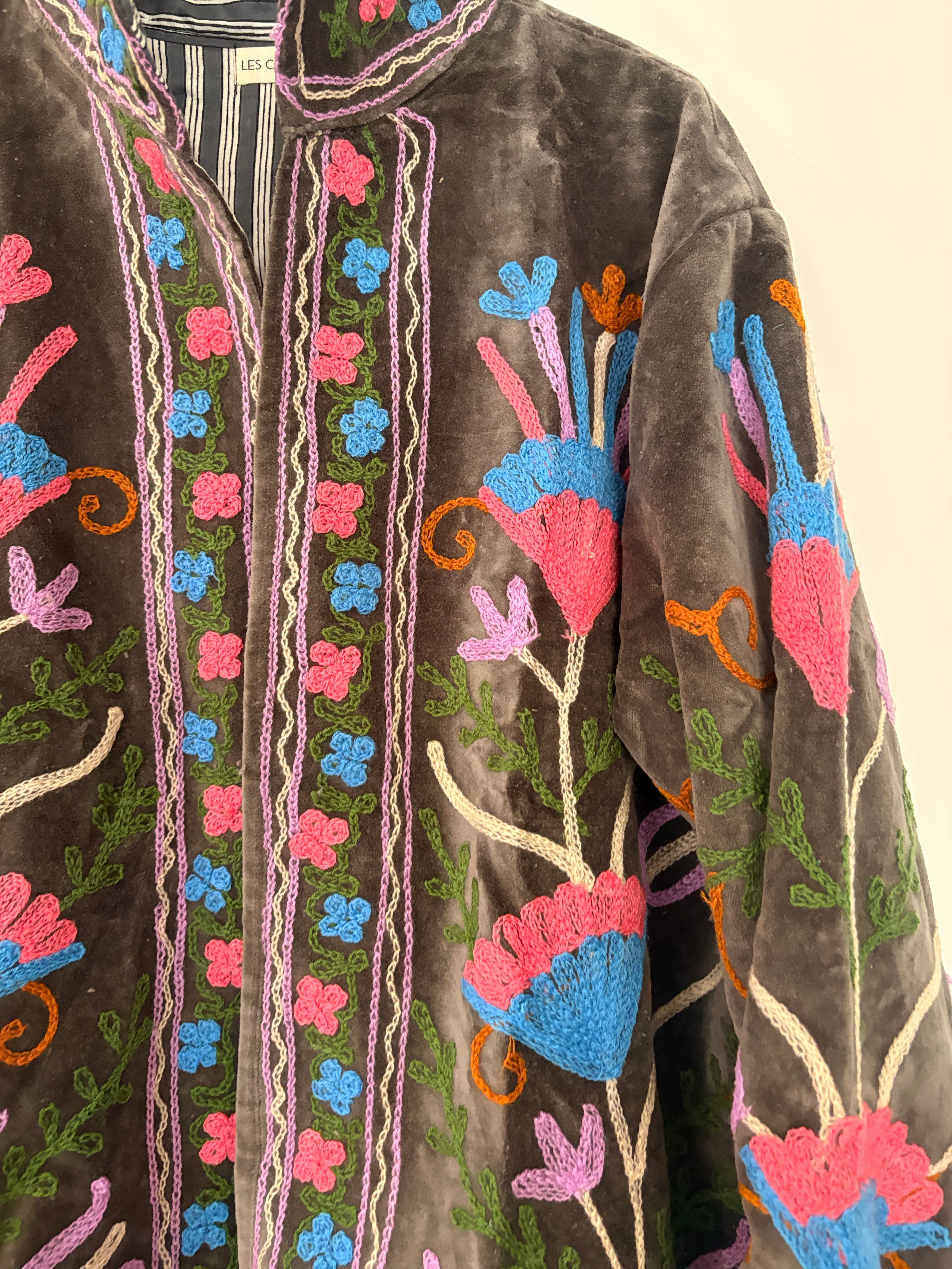 Veste Suzani- Veste velours Indienne