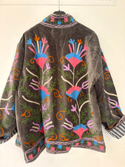 Veste Suzani- Veste velours Indienne