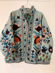 Veste Suzani- Veste velours Indienne