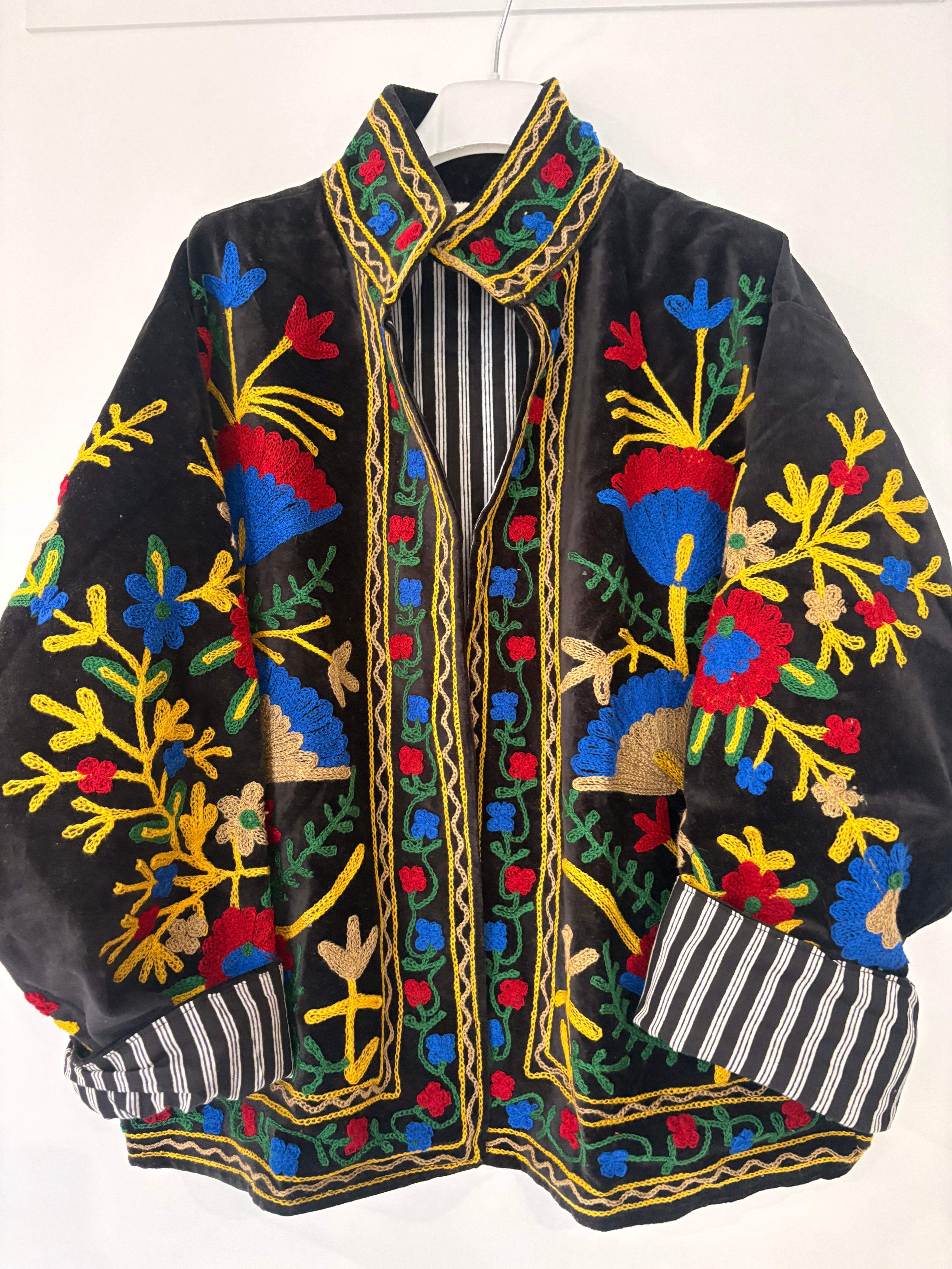 Veste Suzani- Veste velours Indienne