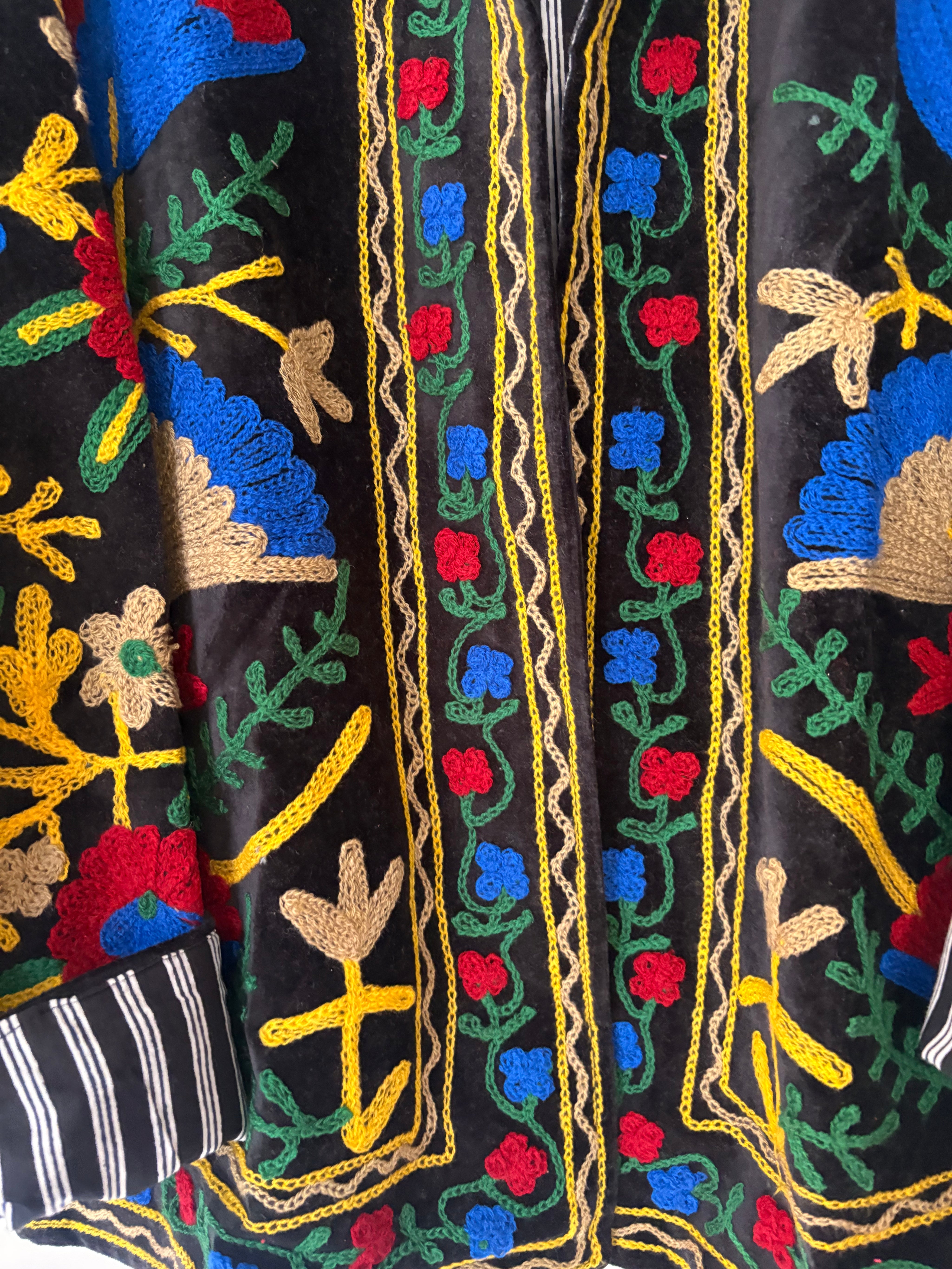 Veste Suzani- Veste velours Indienne