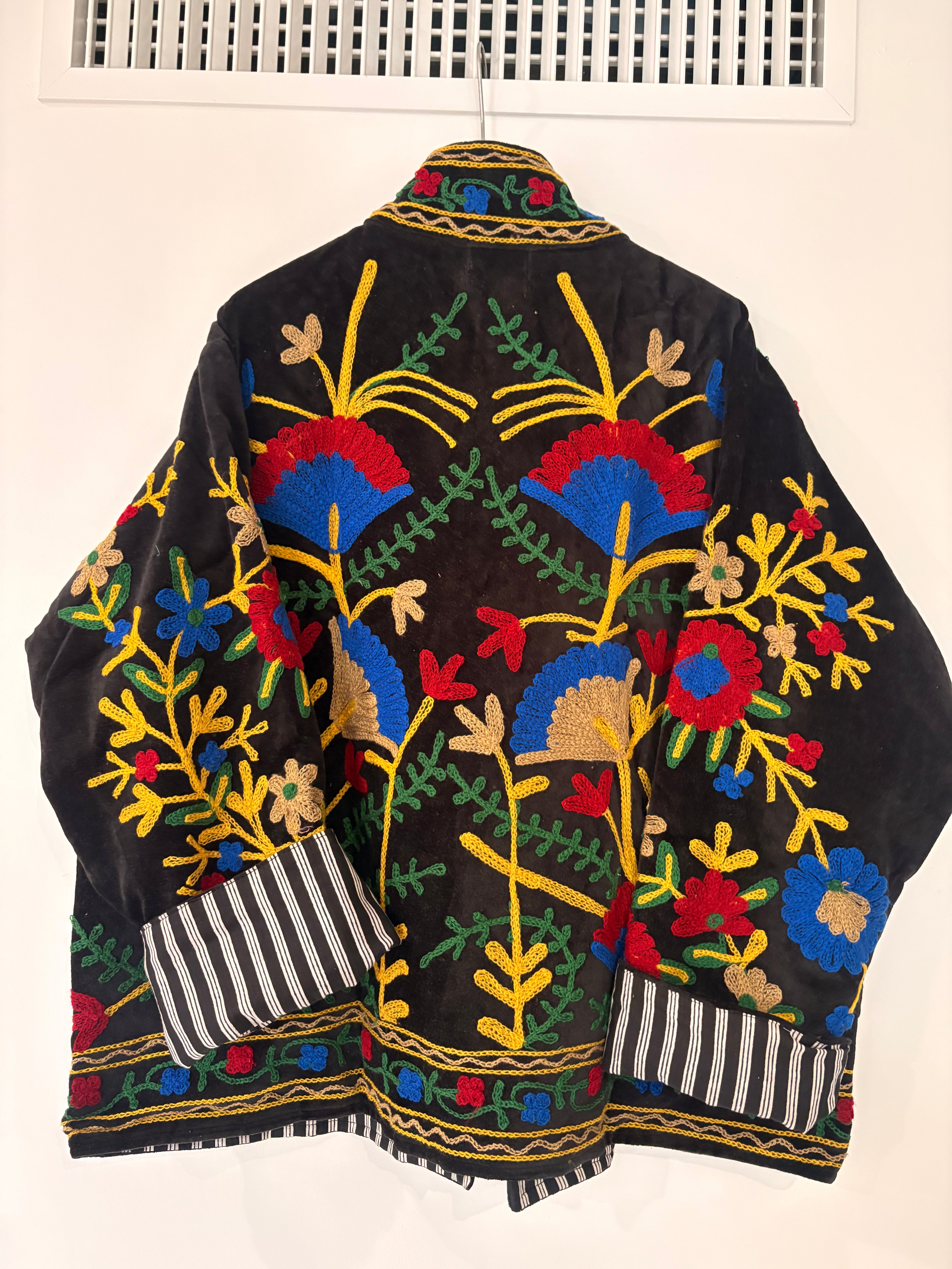Veste Suzani- Veste velours Indienne