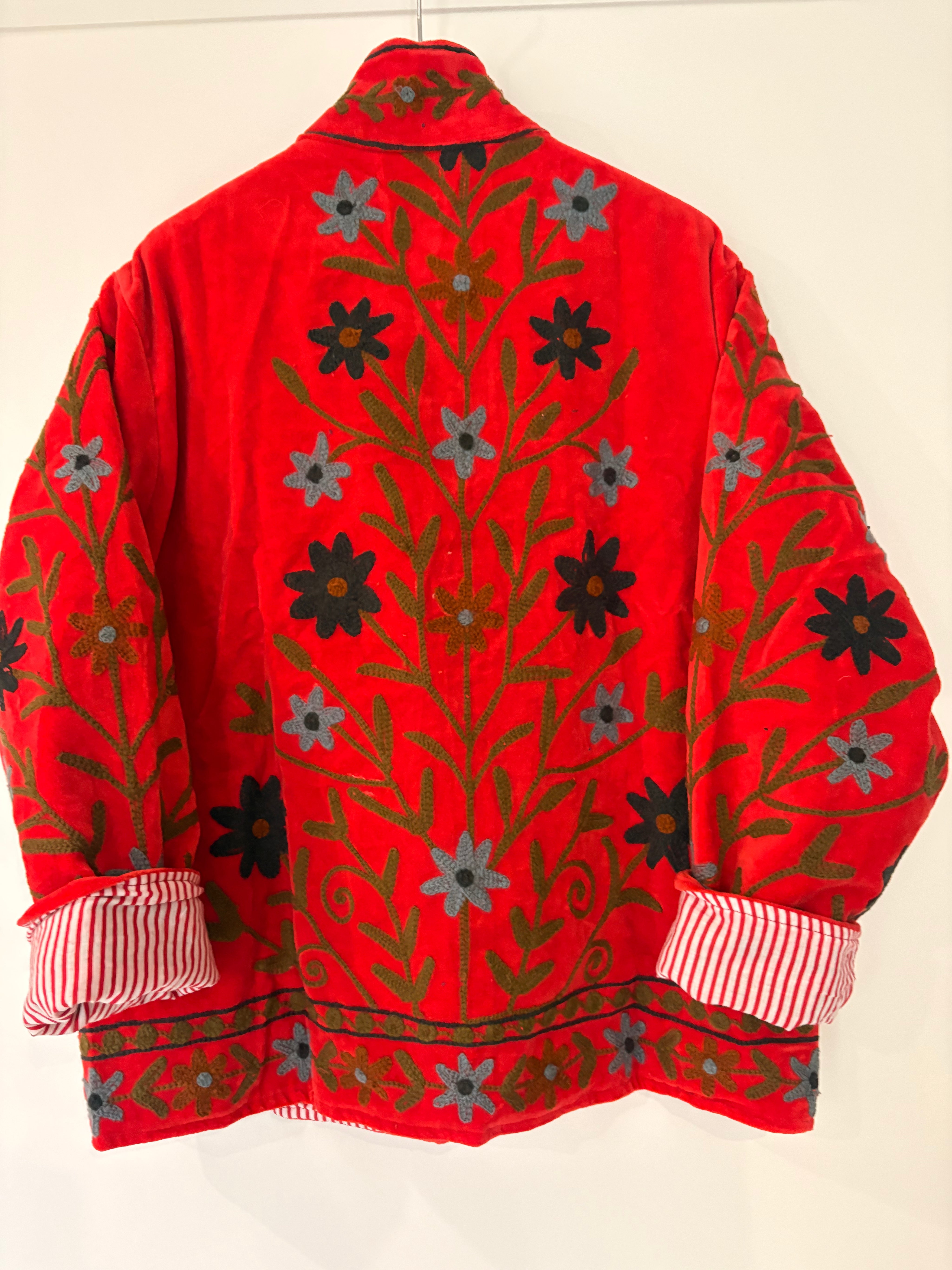 Veste Suzani- Veste velours Indienne