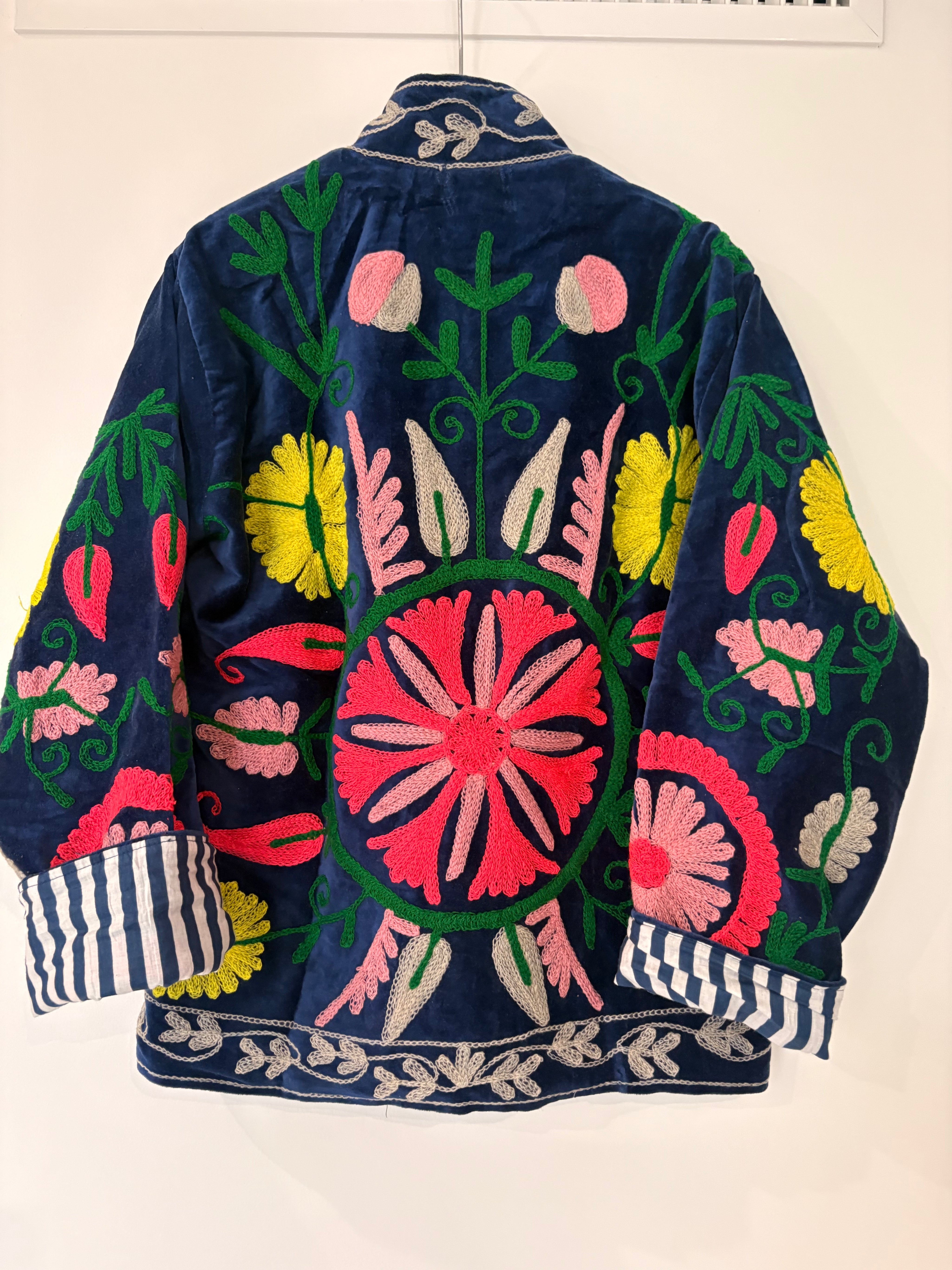 Veste Suzani- Veste velours Indienne