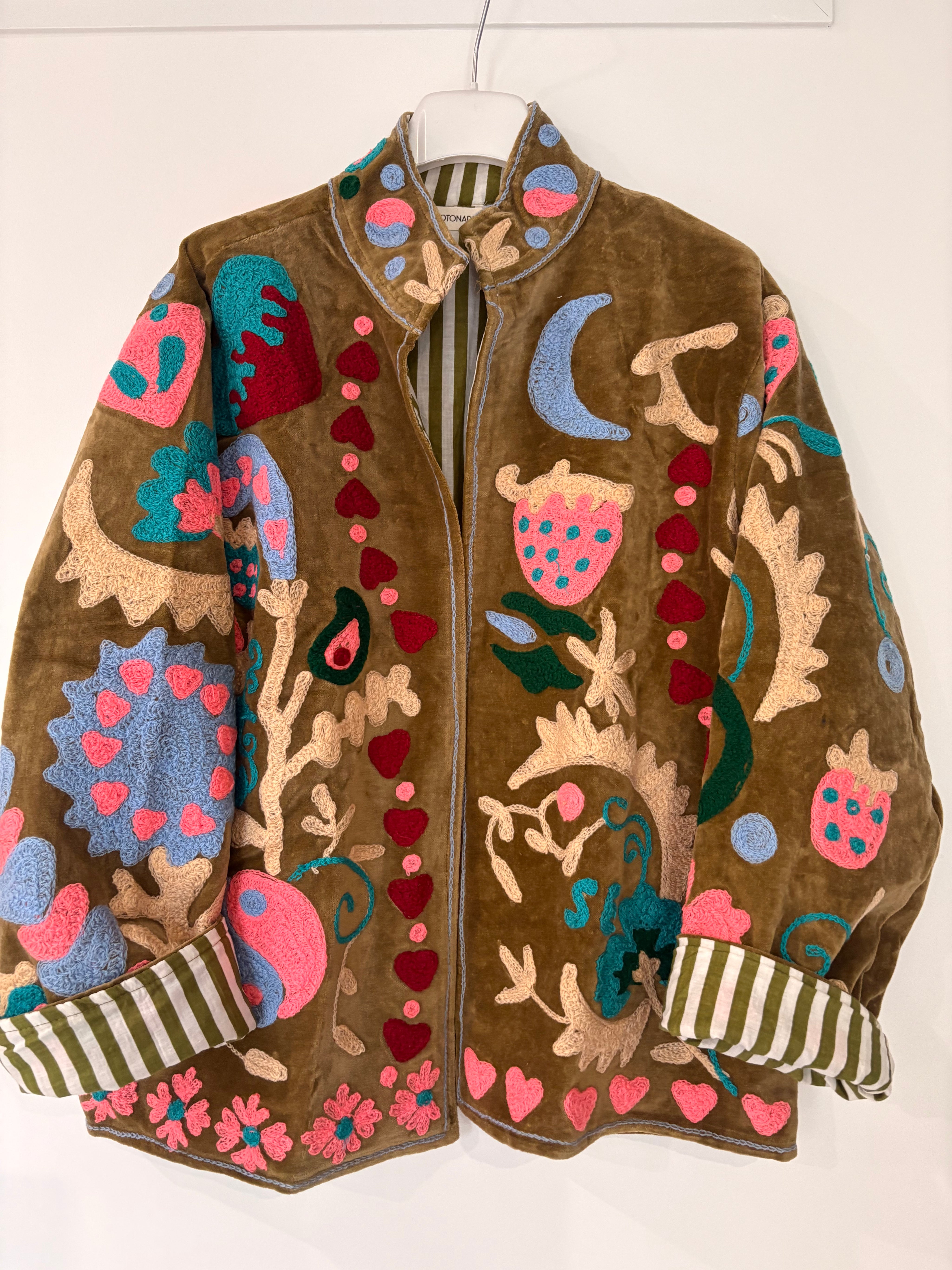 Veste Suzani- Veste velours Indienne