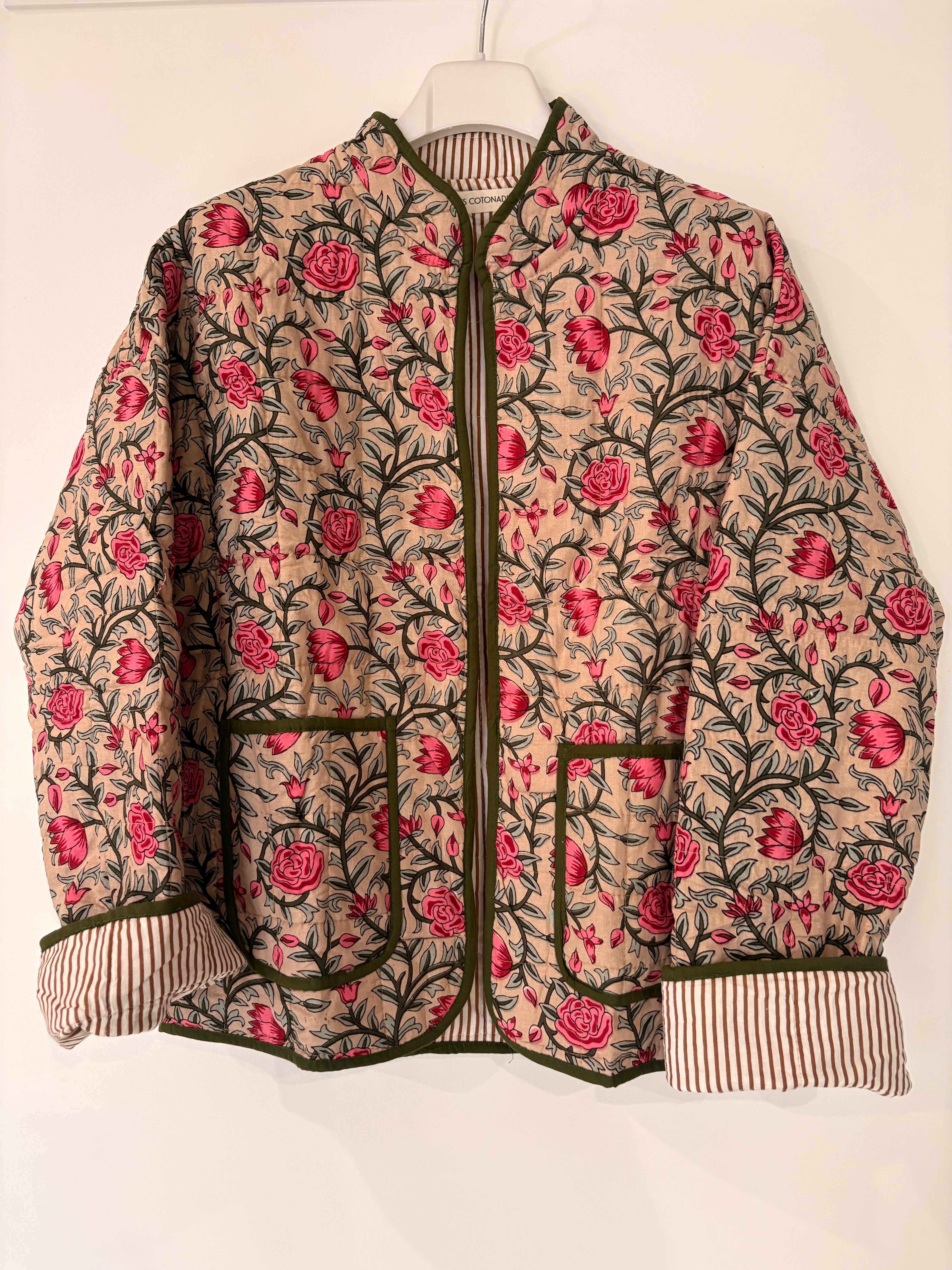 Veste Coton Réversible - veste matelassée artisanale