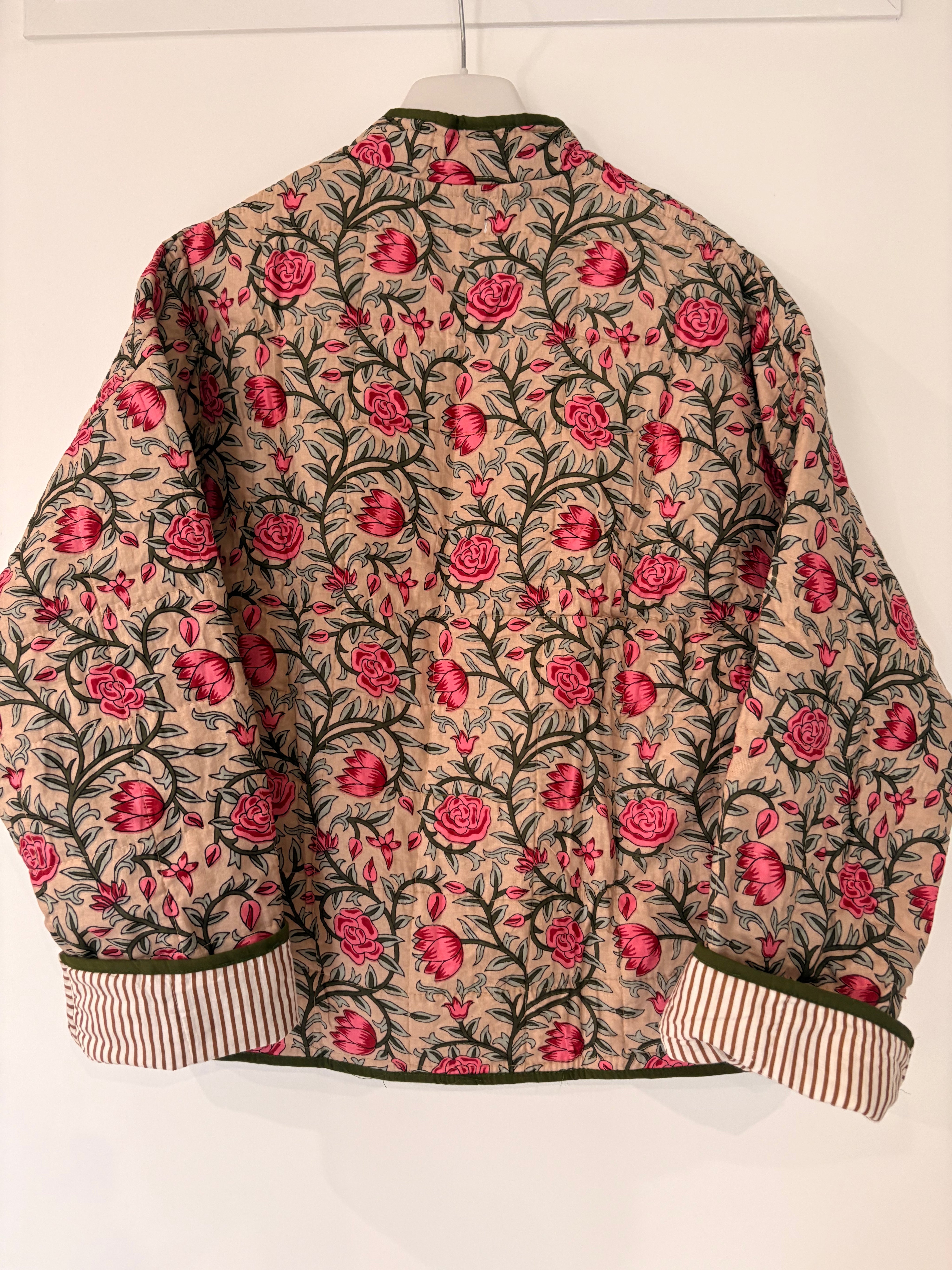 Veste Coton Réversible - veste matelassée artisanale