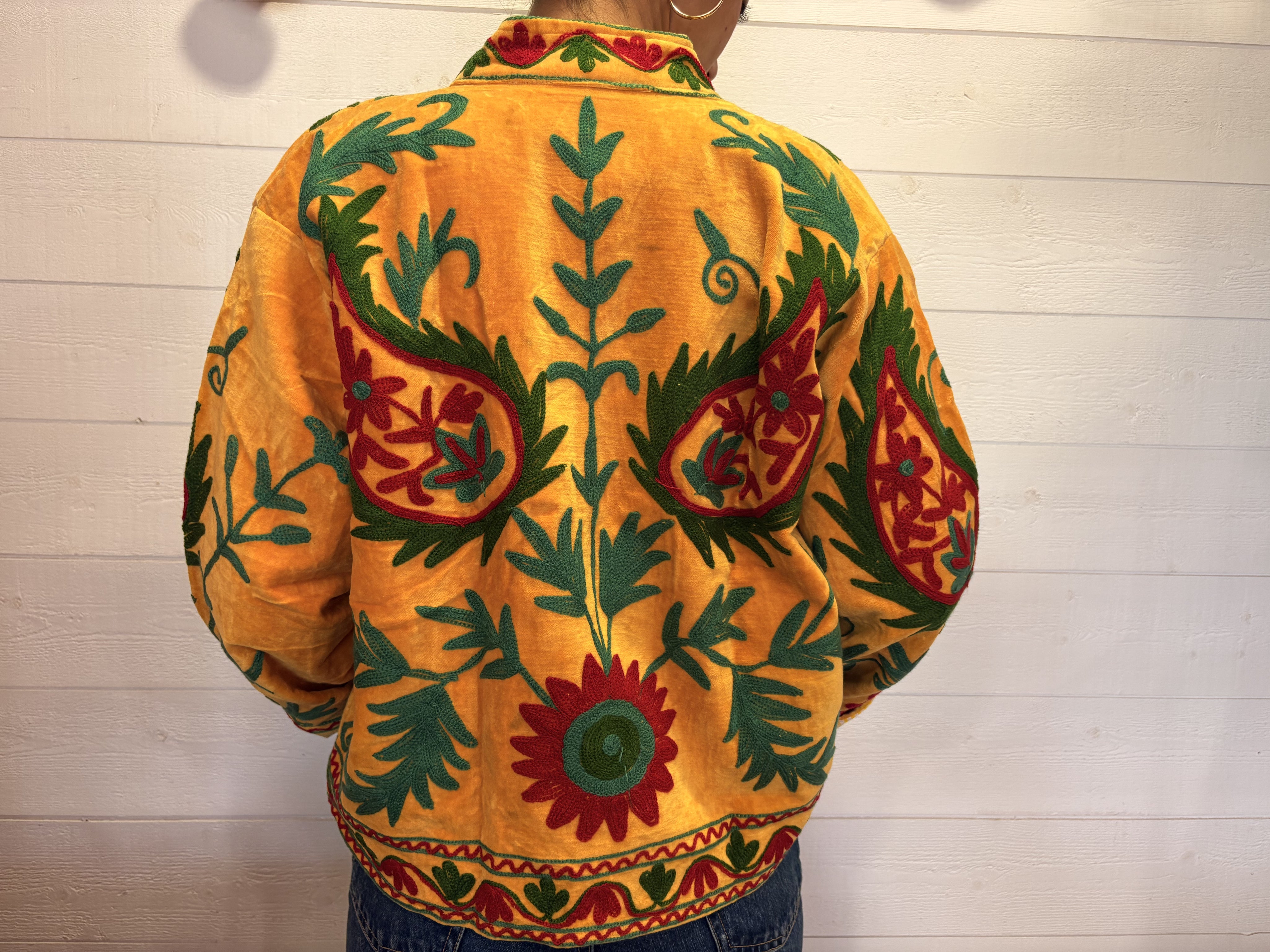 Veste Suzani- Veste velours indienne