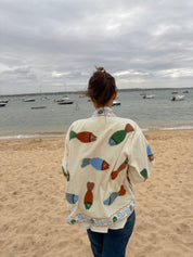 Veste Suzani- Veste velours indienne