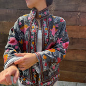Veste Suzani- Veste velours Indienne