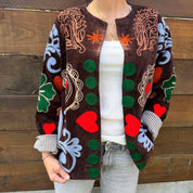 Veste Suzani- Veste velours Indienne