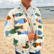 Veste Suzani- Veste velours indienne
