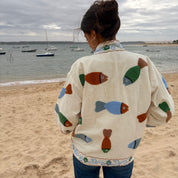 Veste Suzani- Veste velours indienne