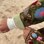 Veste Suzani- veste velours indienne
