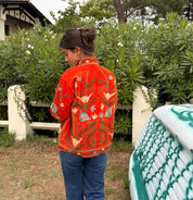 Veste Suzani- Veste velours indienne