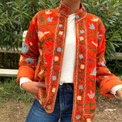 Veste Suzani- Veste velours indienne