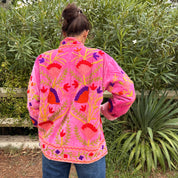 Veste Suzani- Veste velours Indienne