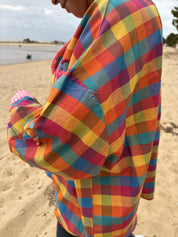 Blouse Louisa a carreaux