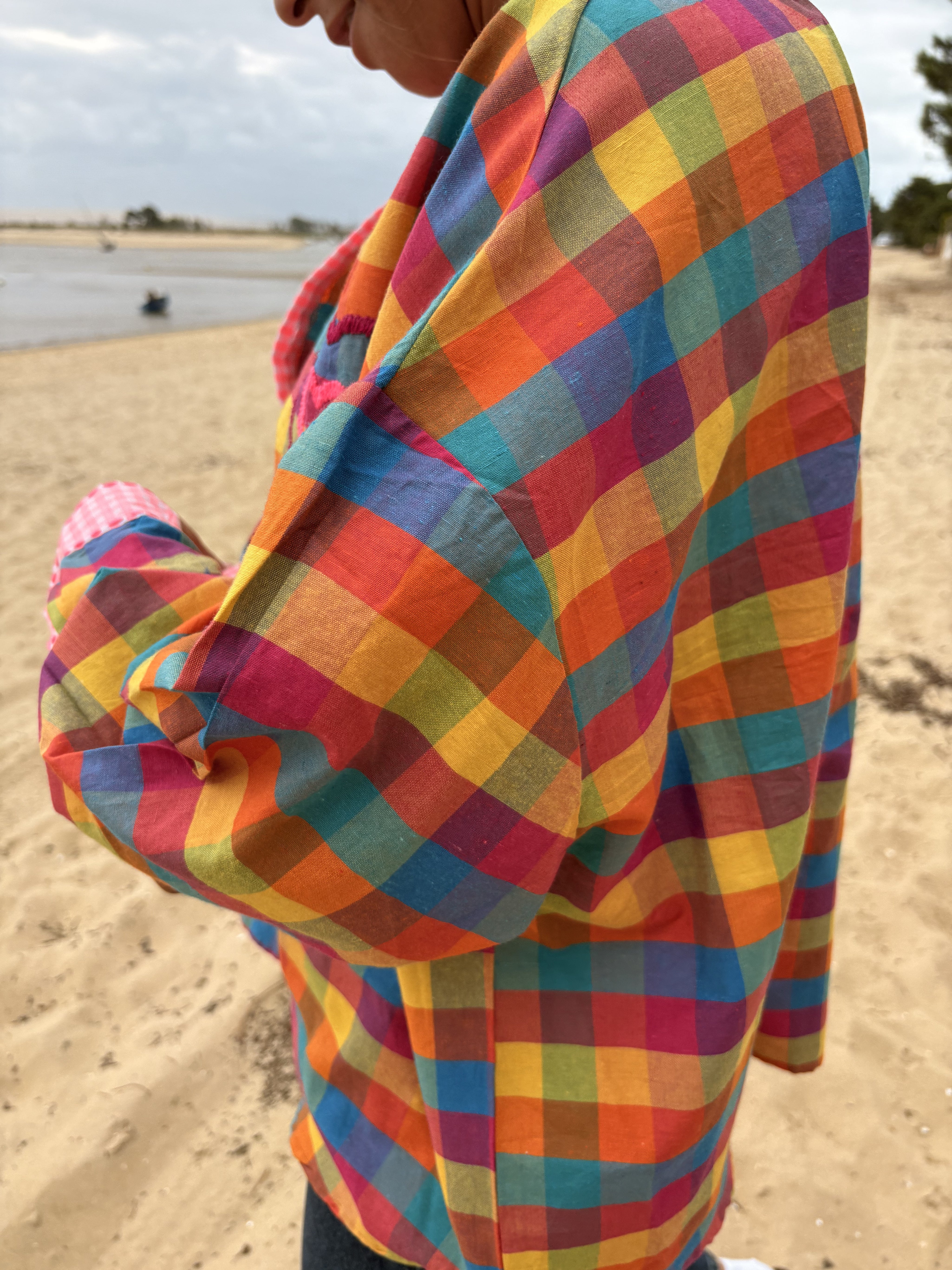 Blouse Louisa a carreaux