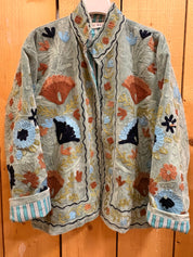 Veste Suzani- Veste velours Indienne