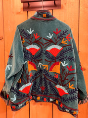 Veste Suzani- Veste velours Indienne