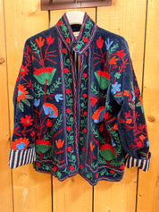 Veste Suzani- Veste velours Indienne
