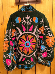 Veste Suzani- Veste velours Indienne