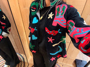 Veste Suzani- Veste velours Indienne