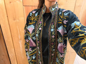 Veste Suzani- Veste velours Indienne