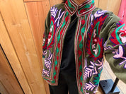 Veste Suzani- Veste velours Indienne